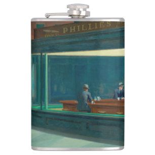 Nighthawks 1942 von Edward Hopper Flachmann