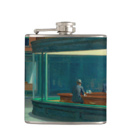 Nighthawks 1942 von Edward Hopper Flachmann