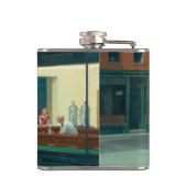 Nighthawks 1942 von Edward Hopper Flachmann (Rückseite)