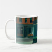 Nighthawks 1942 von Edward Hopper Kaffeetasse (Links)