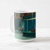 Nighthawks 1942 von Edward Hopper Kaffeetasse (Vorderseite Links)