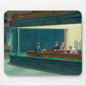 Nighthawks 1942 von Edward Hopper Mousepad (Vorne)
