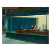 Nighthawks 1942 von Edward Hopper Poster (Vorderseite)