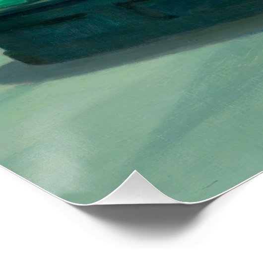 Nighthawks 1942 von Edward Hopper Poster (Ecke)