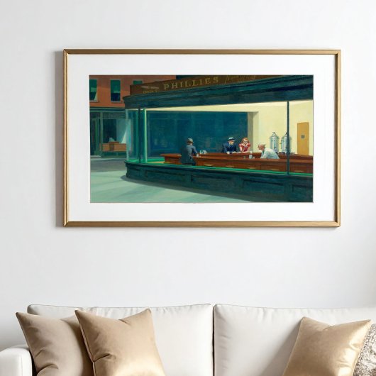 Nighthawks 1942 von Edward Hopper Poster