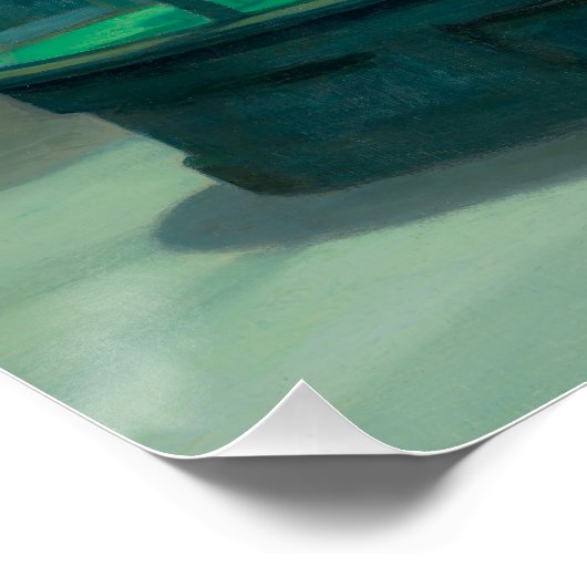 Nighthawks 1942 von Edward Hopper Poster (Ecke)