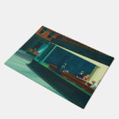 Nighthawks Edward Hopper Fußmatte (Schrägansicht)