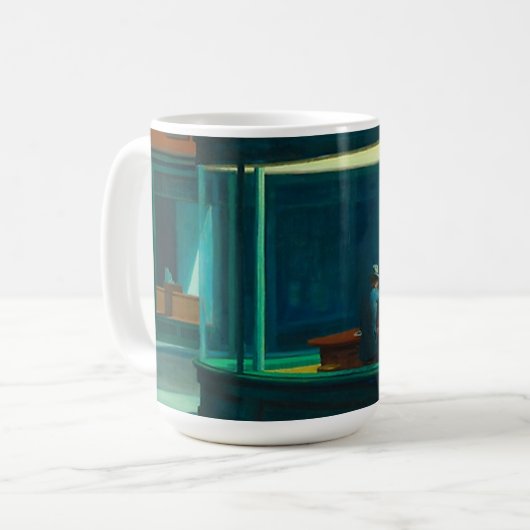 Nighthawks Edward Hopper Kaffeetasse (Vorderseite Links)