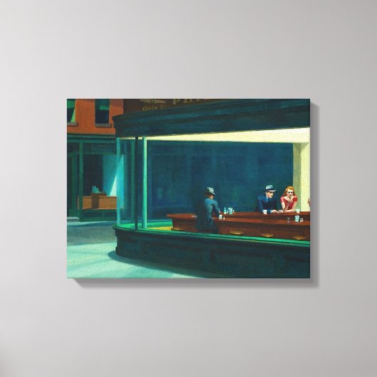 Nighthawks Edward Hopper Leinwanddruck (Vorderseite)