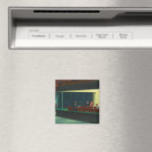 Nighthawks - Edward Hopper Magnet (In Situ (Geschirrspüler))