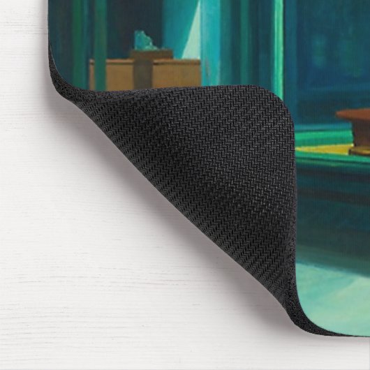 Nighthawks Edward Hopper Mousepad (Ecke)