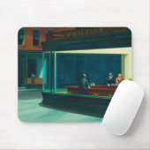 Nighthawks Edward Hopper Mousepad (Mit Mouse)