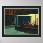 "Nighthawks" Edward Hopper Poster (Vorne)