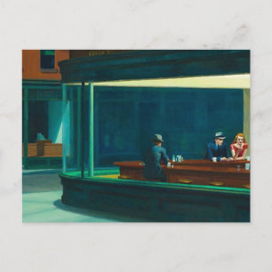 Nighthawks Edward Hopper Postkarte