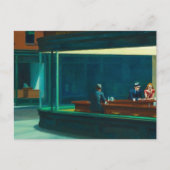 Nighthawks Edward Hopper Postkarte (Vorderseite)