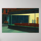 Nighthawks - Empty diner - Edward Hopper -  Poster (Vorne)