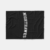 Nighthawks Fleecedecke (Vorderseite (Horizontal))