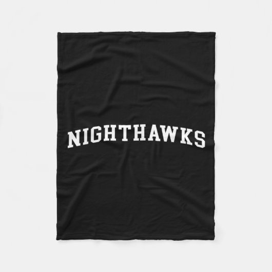Nighthawks Fleecedecke (Vorderseite)
