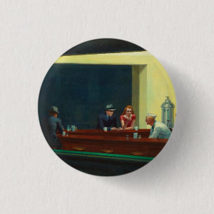 Nighthawks-Gemälde von Edward Hopper  Button