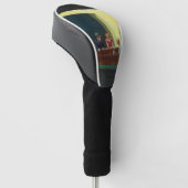 Nighthawks Gemälde von Edward Hopper Golf Headcover (angewinkelt)