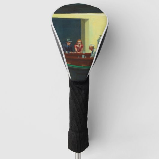 Nighthawks Gemälde von Edward Hopper Golf Headcover (Vorderseite)