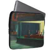 Nighthawks-Gemälde von Edward Hopper Laptopschutzhülle (Vorne Rechts)