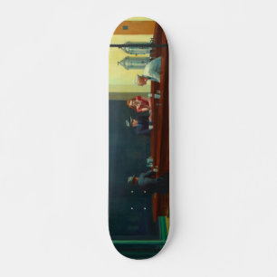 Nighthawks Gemälde von Edward Hopper Skateboard