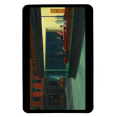 "Nighthawks" von Edward Hopper Magnet (Vertikal)