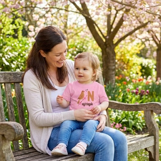 Nightingale Melody Kleinkind-T-Shirt Kleinkind T-shirt