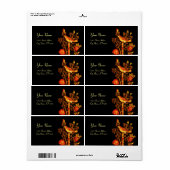 NIGHTINGALE MIT ROSE MONOGRAMM, Rot-Schwarz-Gelb (Vorne)