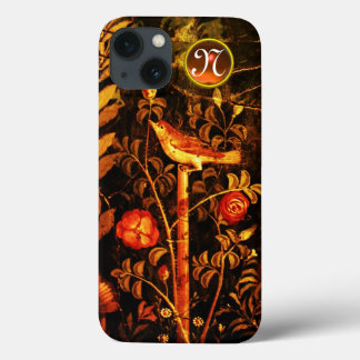 NIGHTINGALE MIT ROSE MONOGRAMM, Rot-Schwarz-Gelb Case-Mate iPhone Hülle