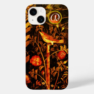 NIGHTINGALE MIT ROSE MONOGRAMM, Rot-Schwarz-Gelb Case-Mate iPhone Hülle