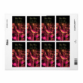 NIGHTINGALE MIT ROSE, rosa Fuchsiengelb (Vorne)