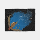Nightingale Song Fleecedecke (Vorderseite (Horizontal))