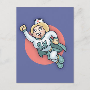 Nightly Nurse! Postkarte