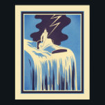 "Nightmare" 1930 Art Deco Print Poster<br><div class="desc">"Nightmare" 1930 Art Deco Print. 11x14 in anderen Größen hier abgebildet.</div>