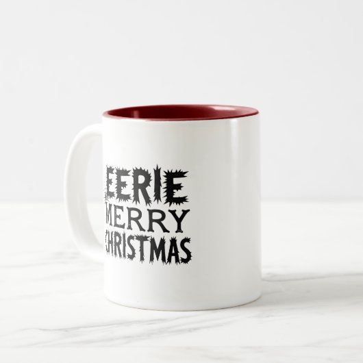 Nightmare Before Christmas" Mug – Spooky & Fun Zweifarbige Tasse (Vorderseite Links)