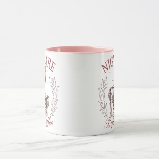 Nightmare Before Coffee Skeleton Tasse - Funny Cof (Zentrum)