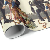 nightmare christmas krampus geschenkpapier (Rolleneckpunkt)