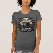 Nightmare vor dem Kaffee Spooker Herbstkaffee Love T-Shirt (Vorderseite)