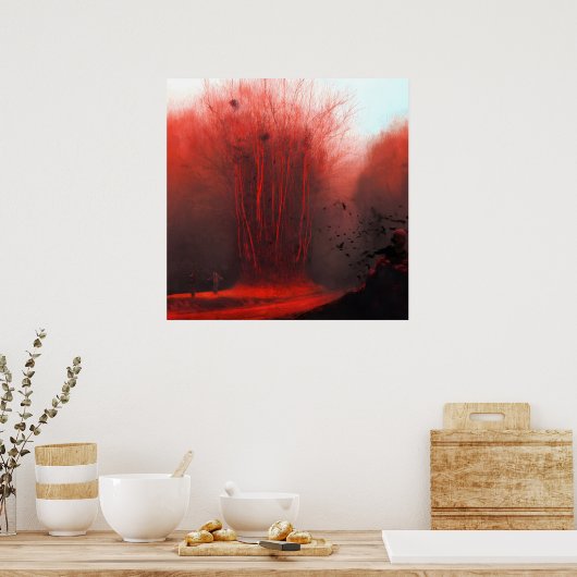 Nightmare Worlds No. 1877 Poster (Küche)