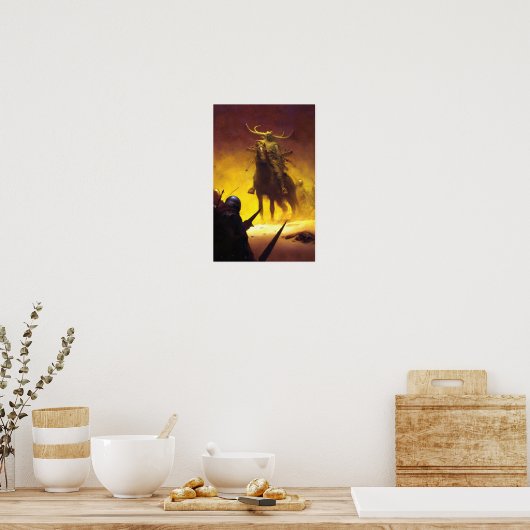 Nightmare Worlds No. 1976 Poster (Küche)