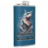 Nightmares Lurk Untere Geschenkidee Flachmann (Rechts)