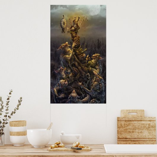 Nightraid Poster (Küche)