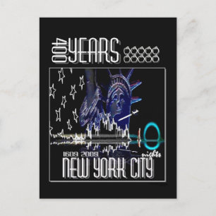 "NIGHTS" (Neon) Postkarte