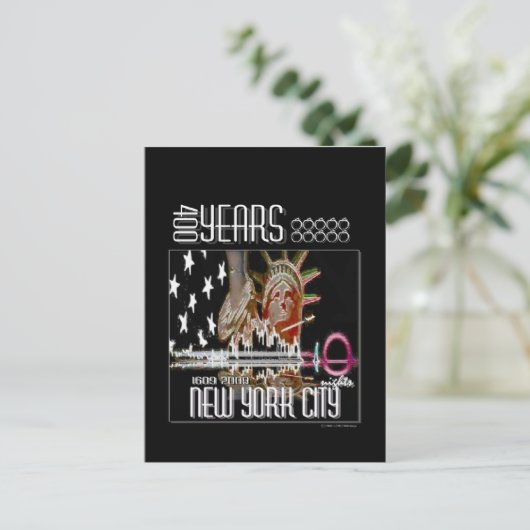 "NIGHTS" POSTKARTE (Stehend Vorderseite)