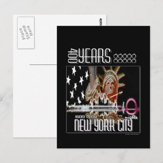 "NIGHTS" POSTKARTE (Vorne/Hinten)