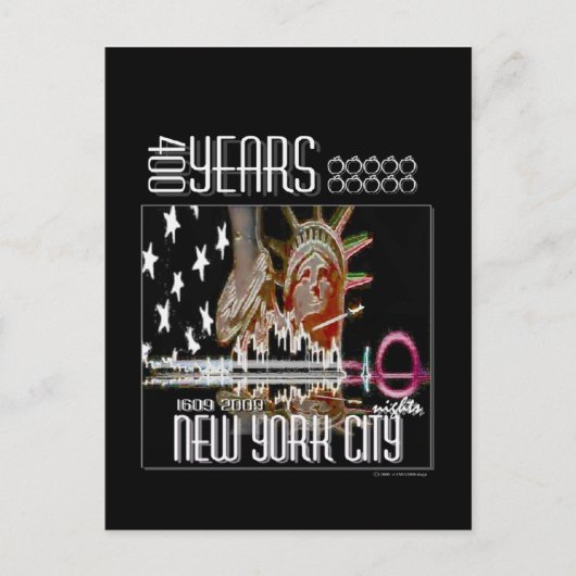 "NIGHTS" POSTKARTE (Vorderseite)