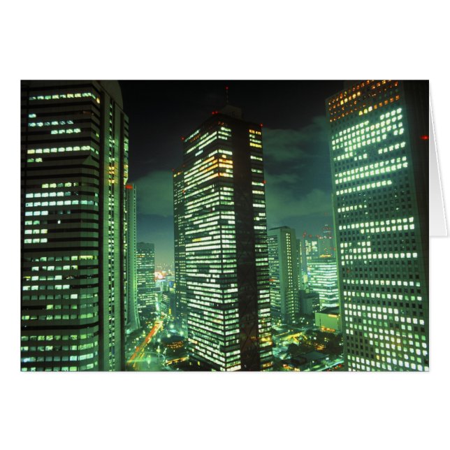 Nightscape, Shinjuku, Tokio, Japan (Vorderseite (Horizontal))