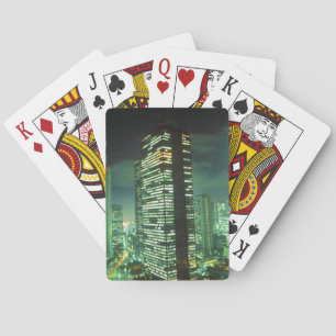 Nightscape, Shinjuku, Tokio, Japan Spielkarten